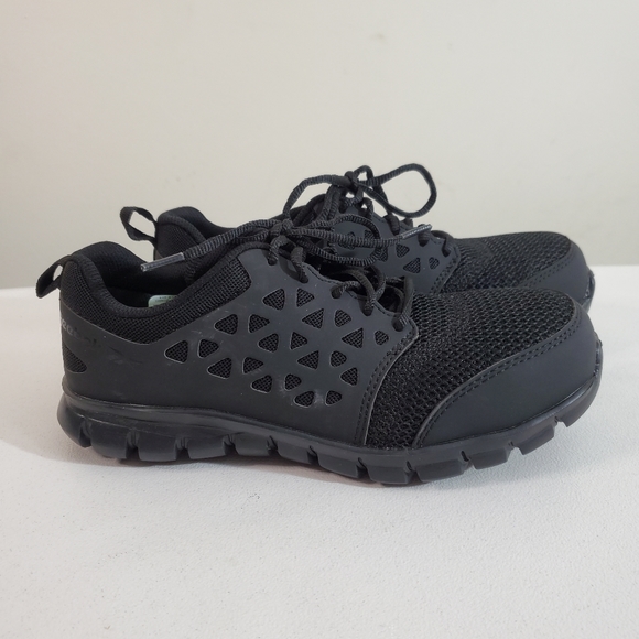 Reebok Sublite Cushion Work Composite Toe Sneaker Tennis Shoe Size M6 W8 - Picture 2 of 8